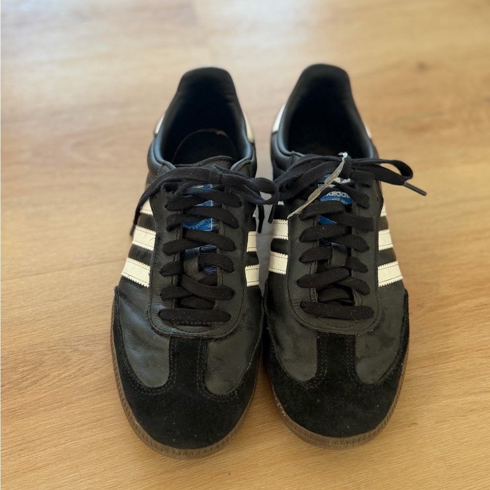 Adidas Samba Classic Black White Leather Sneakers | Men’s / Women’s Unisex